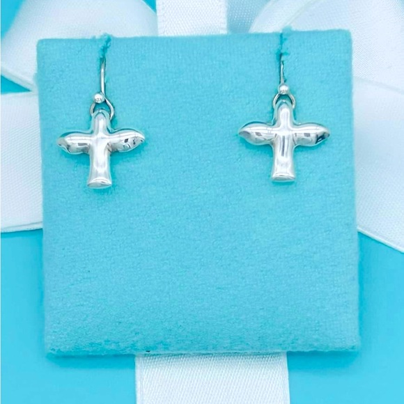 Authentic Tiffany & Co SS Peretti Dove Earrings EUC